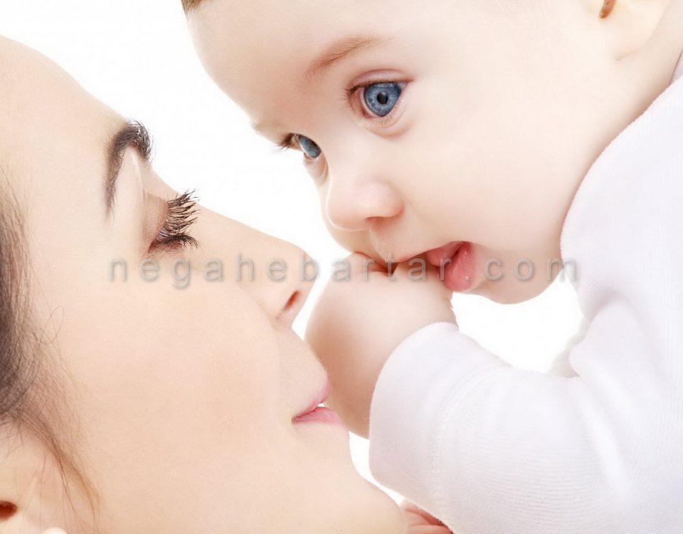 عکس نوزاد و مادر