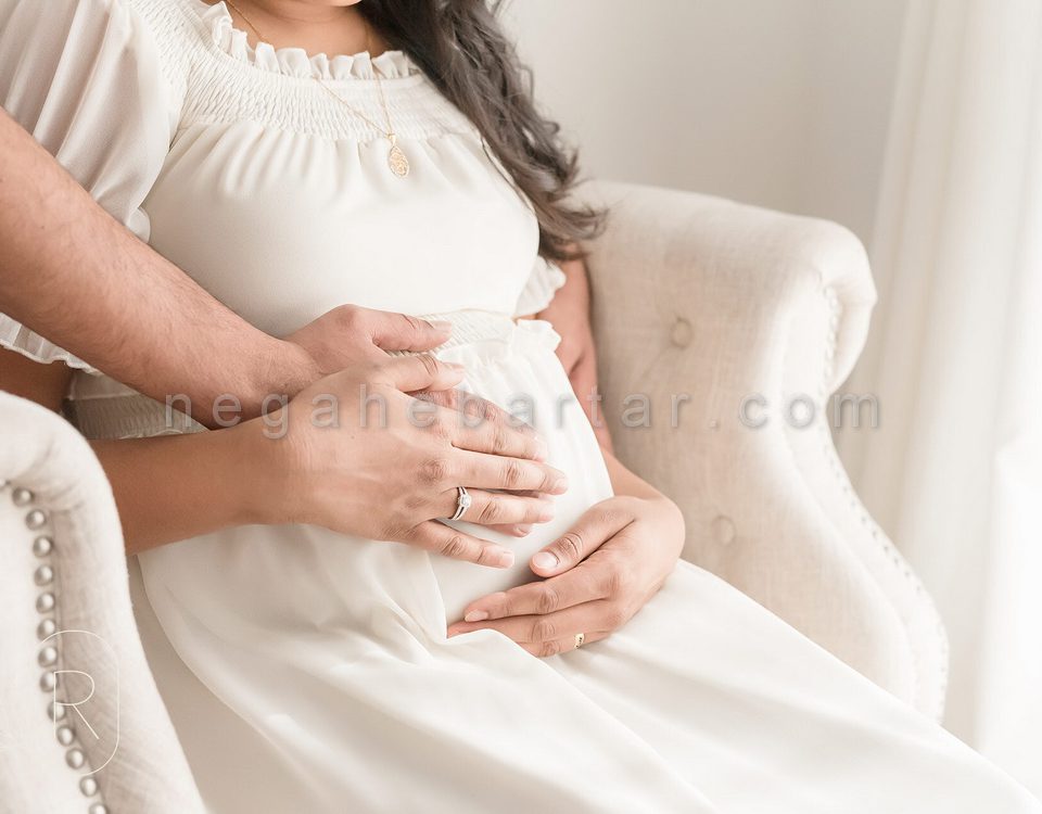 عکس بارداری در منزل