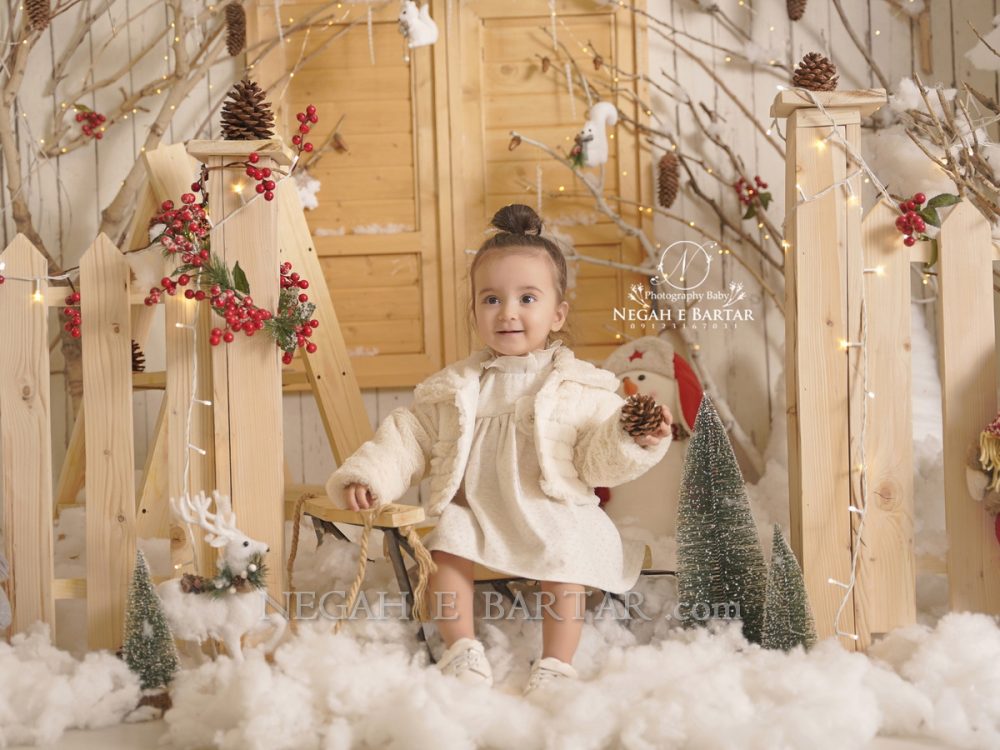 ژست عکس تولد دخترانه