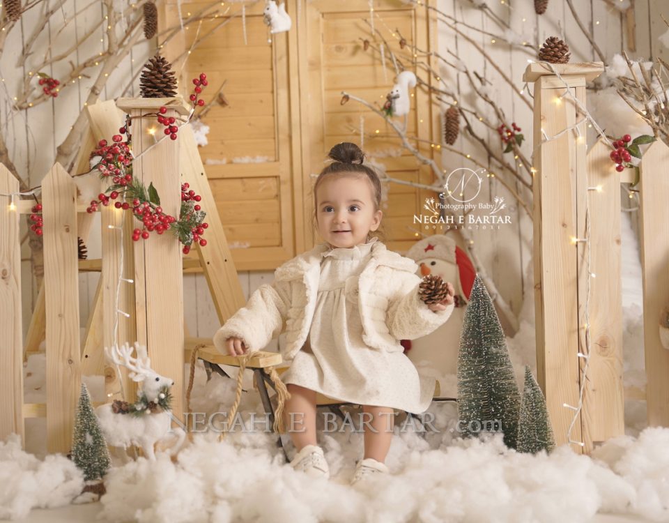 ژست عکس تولد دخترانه