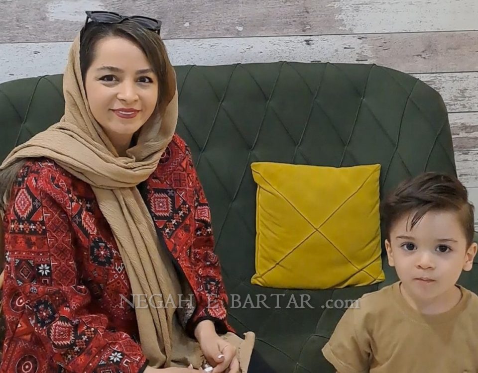 رضایت مادر آراد از رفتار حرفه ای عکاس و فضای آتلیه