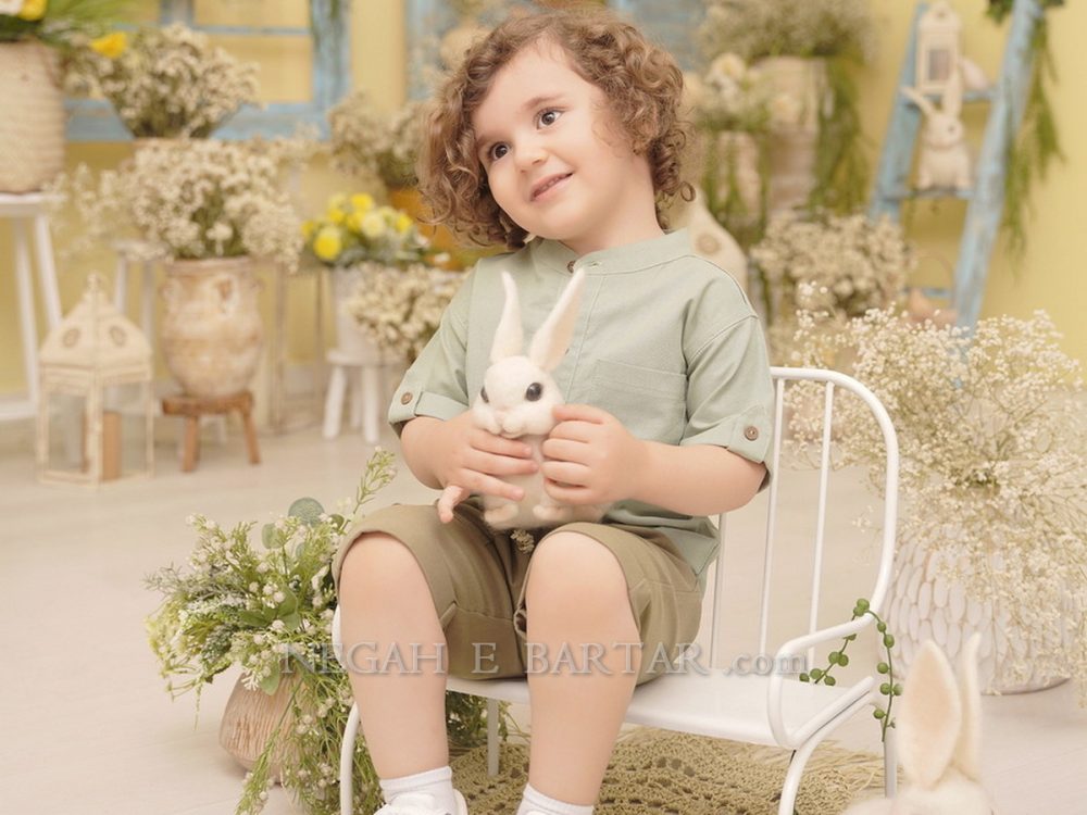 رضایت مادر ایلیا از عکاسی سریع و حرفه ای کودک