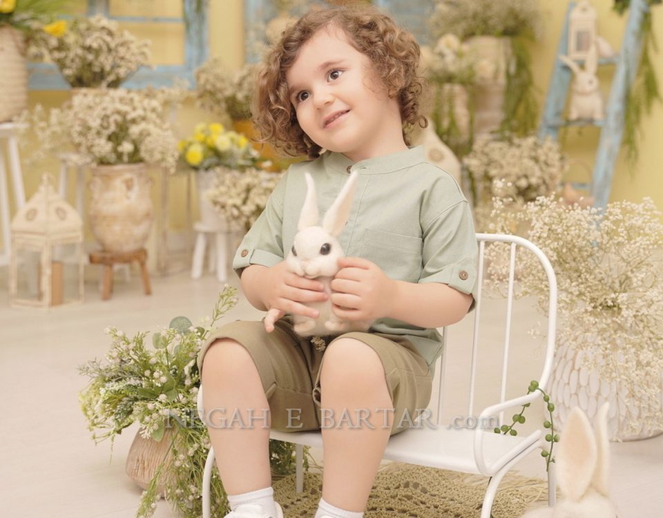 رضایت مادر ایلیا از عکاسی سریع و حرفه ای کودک